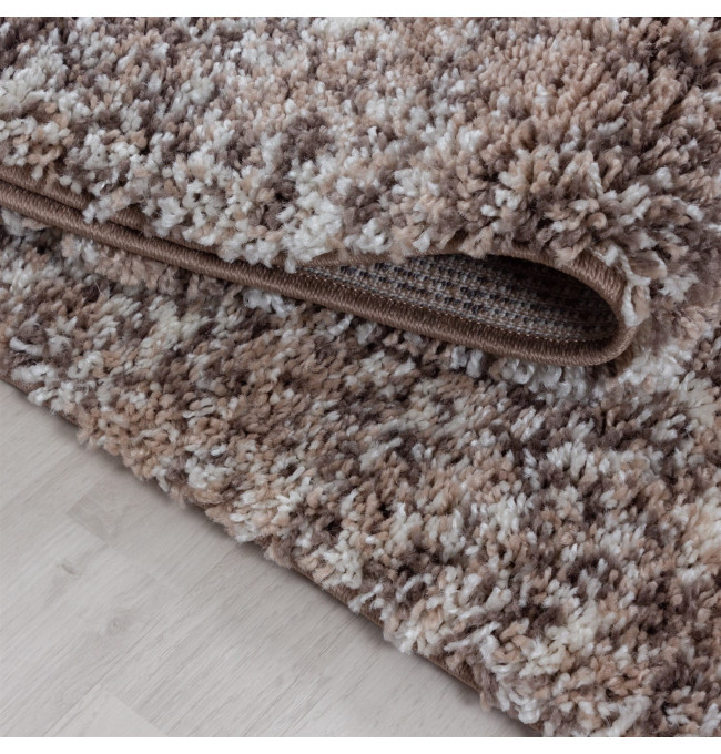 Koberec Enjoy béžový / vícebarevný kruh