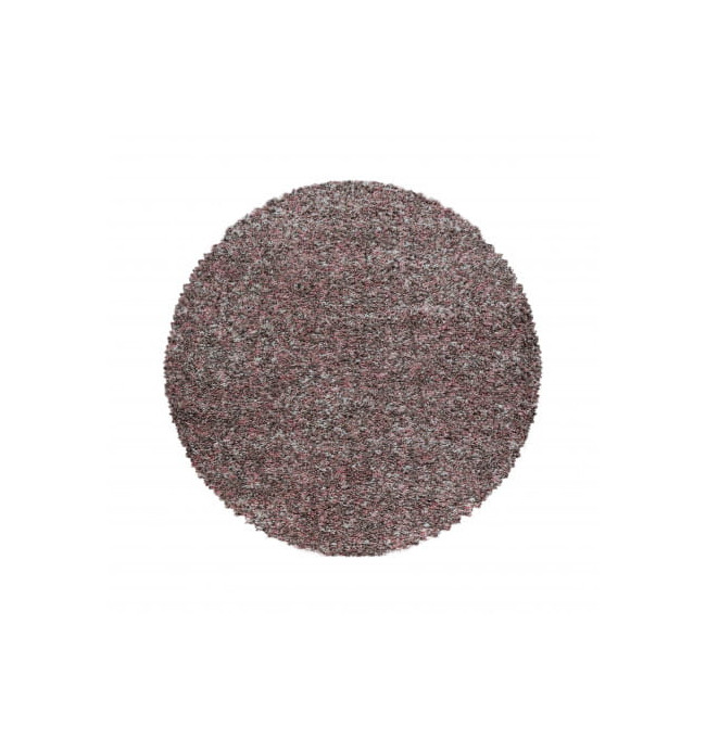 Koberec Enjoy růžový / vícebarevný kruh