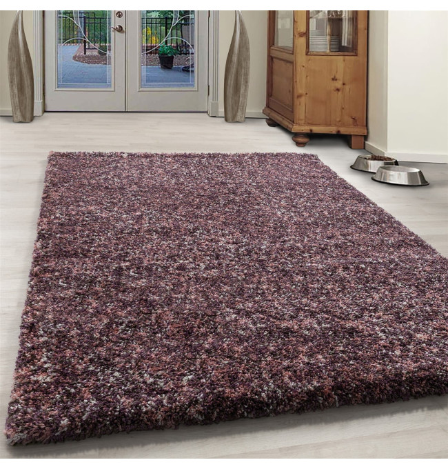 Koberec Enjoy tmavě růžový / vícebarevný