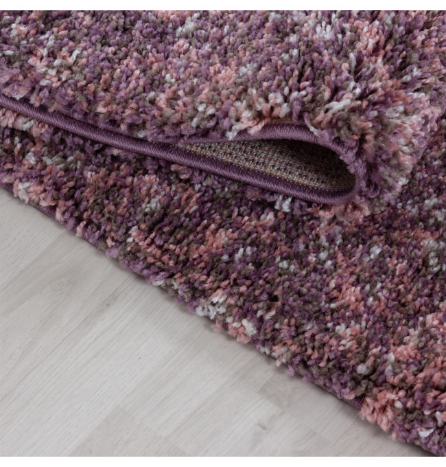 Koberec Enjoy tmavě růžový / vícebarevný