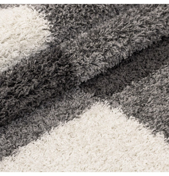 Koberec Gala šedý/tyrkysový