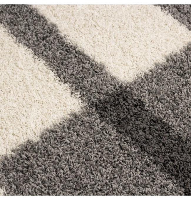 Koberec Gala kruh, šedý / krémový