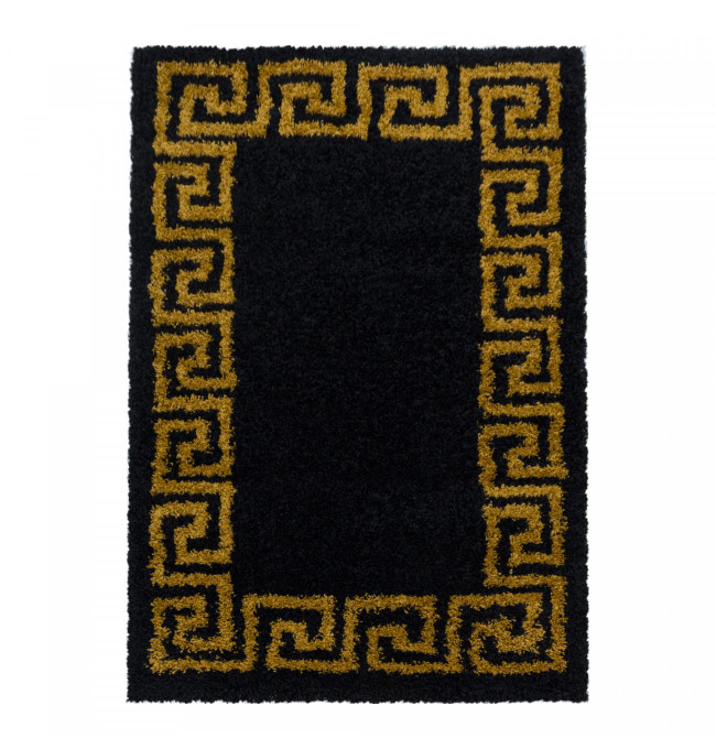 Koberec Hera černo zlatý