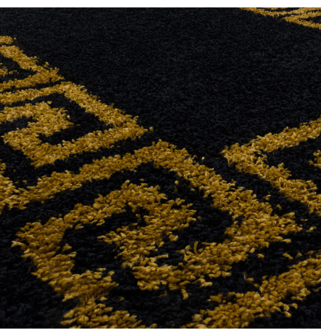 Koberec Hera černo zlatý