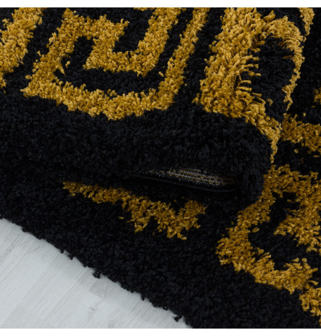 Koberec Hera černo zlatý