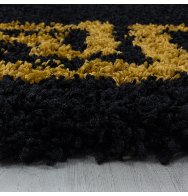 Koberec Hera černo zlatý