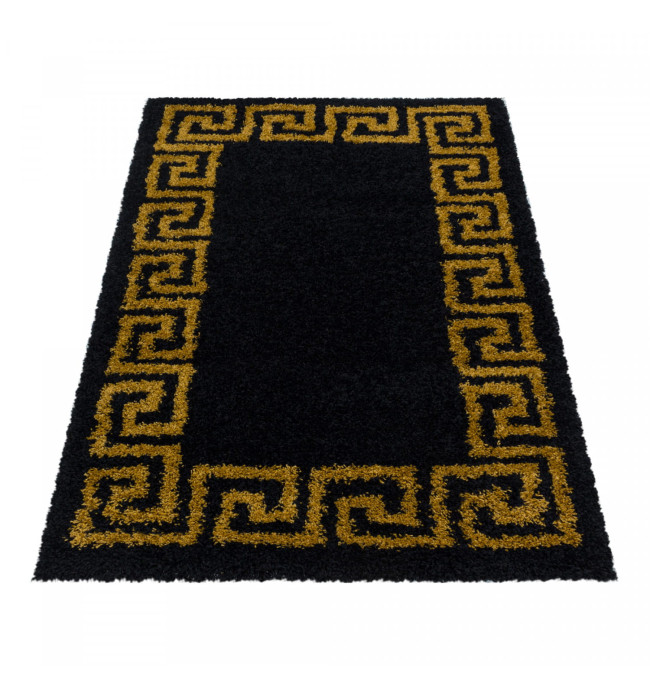 Koberec Hera černo zlatý