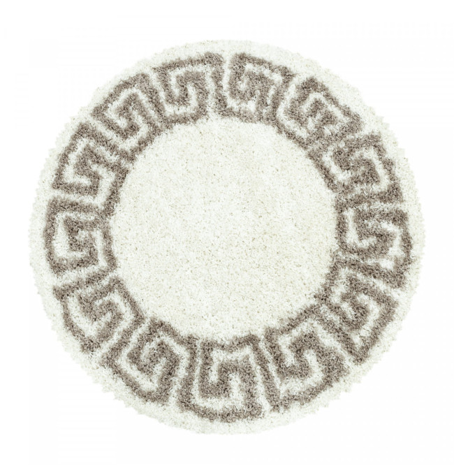 Koberec Hera krémově béžový - kruh