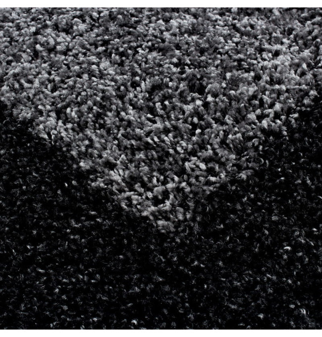 Koberec Shaggy Life antracit - kruh