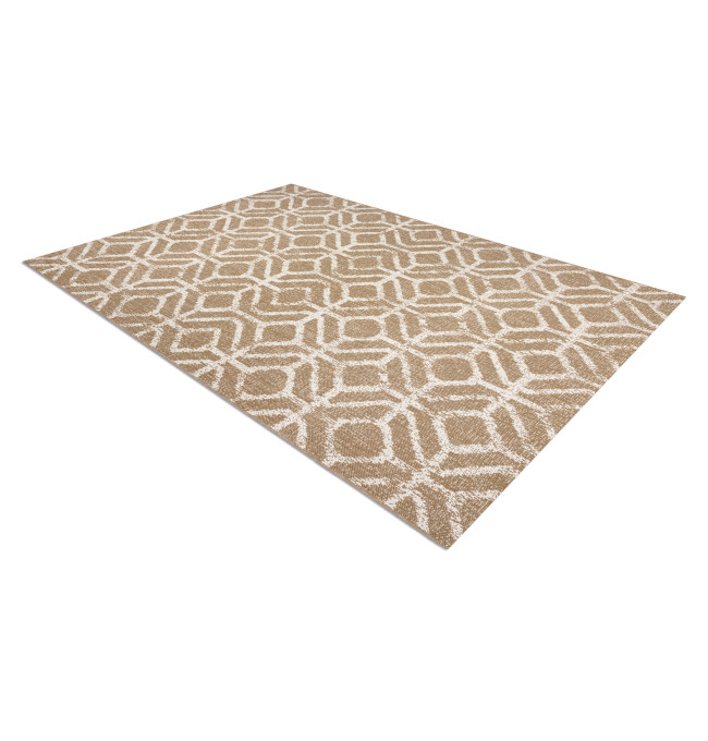 Koberec SIZAL FLAT 48957265 geometrický ROMBY naturální / béžový