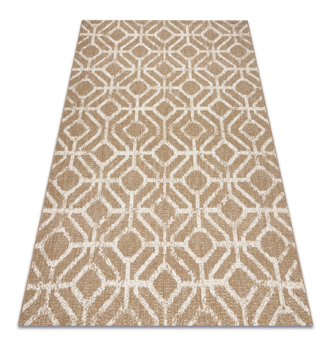 Koberec SIZAL FLAT 48957265 geometrický ROMBY naturální / béžový