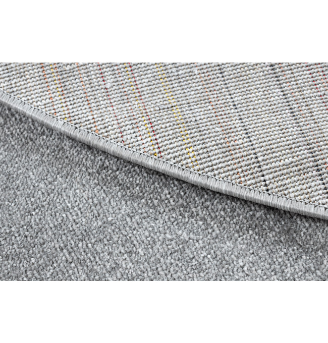 Koberec SOFTY šedý kruh