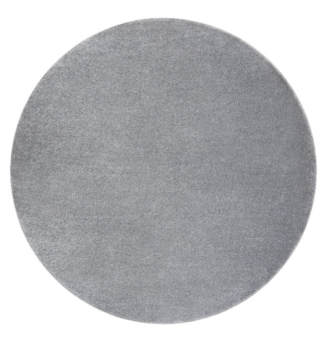 Koberec SOFTY šedý kruh