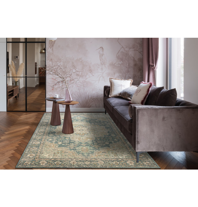 Koberec SOHO 477.01.LA502 OSTA naturální zelený / nebeský