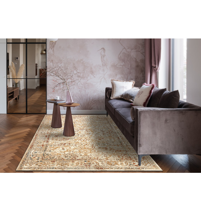 Koberec SOHO 477.04.LA110 OSTA naturální béžový / terakotový