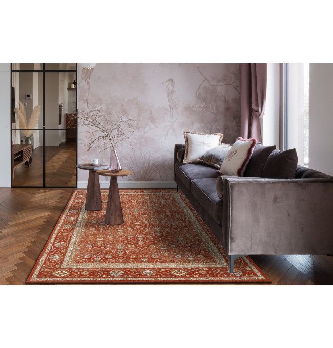 Koberec SOHO 477.27.LA300 OSTA geometrický naturální terakotový / béžový