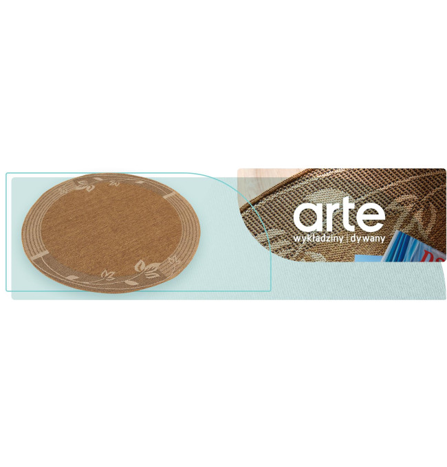 Koberec Adana Bloom Beige kruh