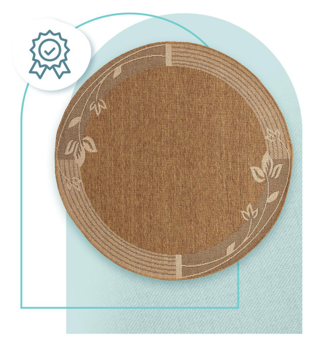 Koberec Adana Bloom Beige kruh