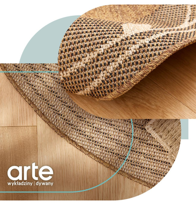 Koberec Adana Bloom Beige kruh