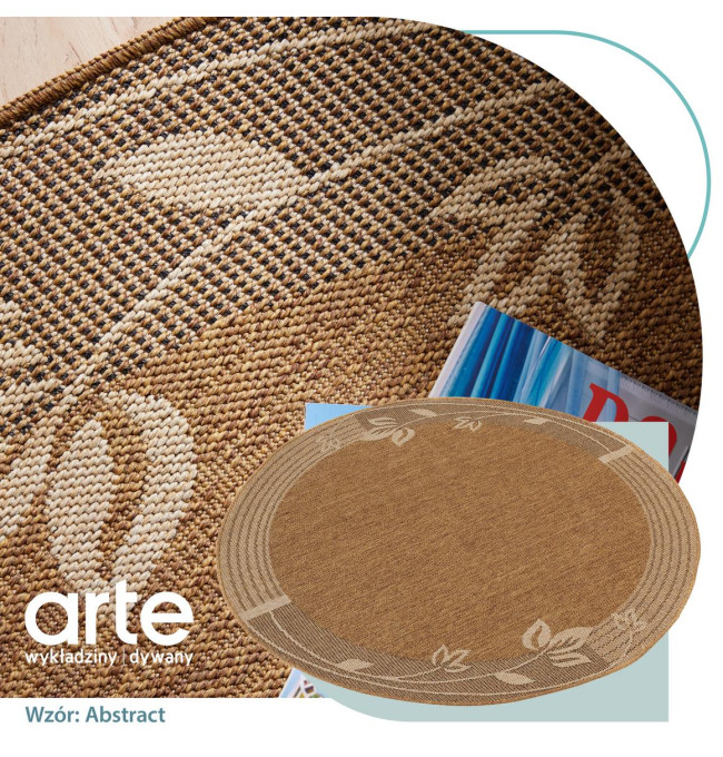 Koberec Adana Bloom Beige kruh