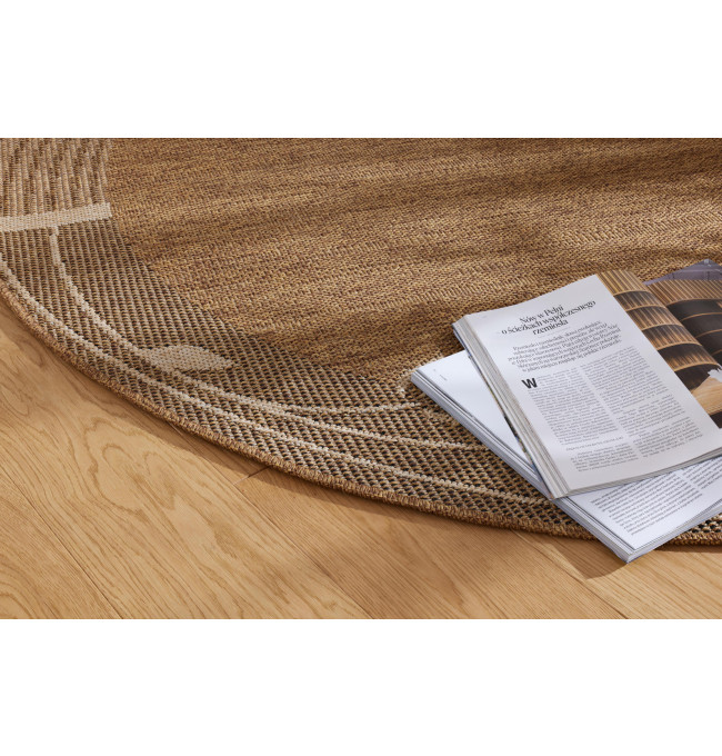 Koberec Adana Bloom Beige kruh