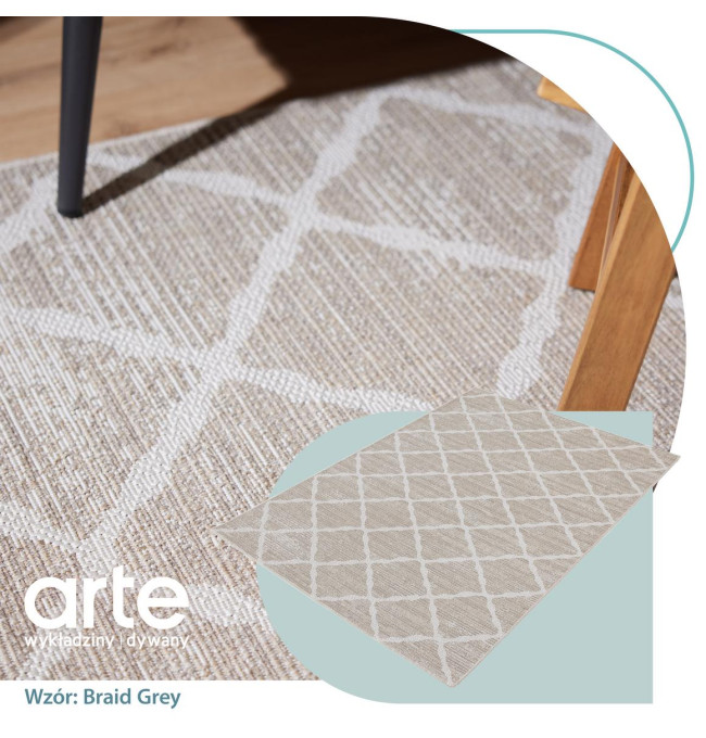 Koberec Adana Braid Grey