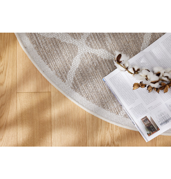 Koberec Adana Braid Grey kruh