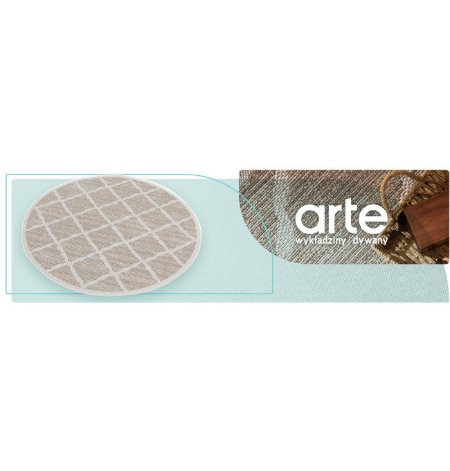 Koberec Adana Braid Grey kruh