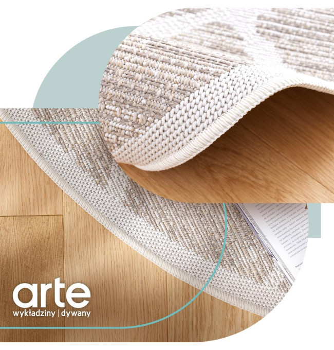 Koberec Adana Braid Grey kruh