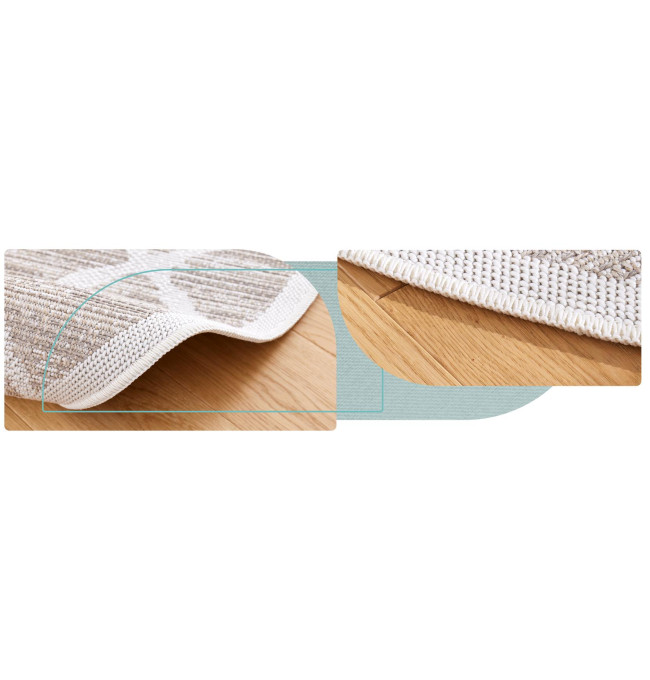 Koberec Adana Braid Grey kruh