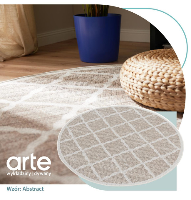 Koberec Adana Braid Grey kruh