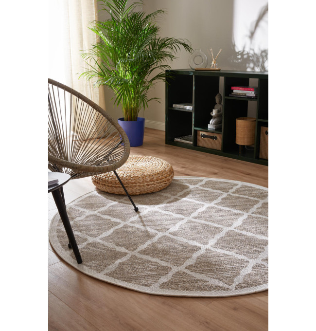 Koberec Adana Braid Grey kruh