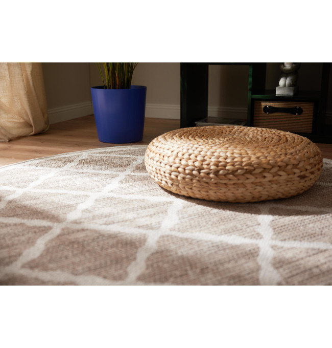 Koberec Adana Braid Grey kruh