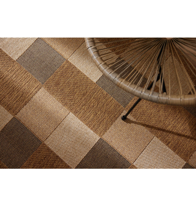 Koberec Adana Chess Beige kruh