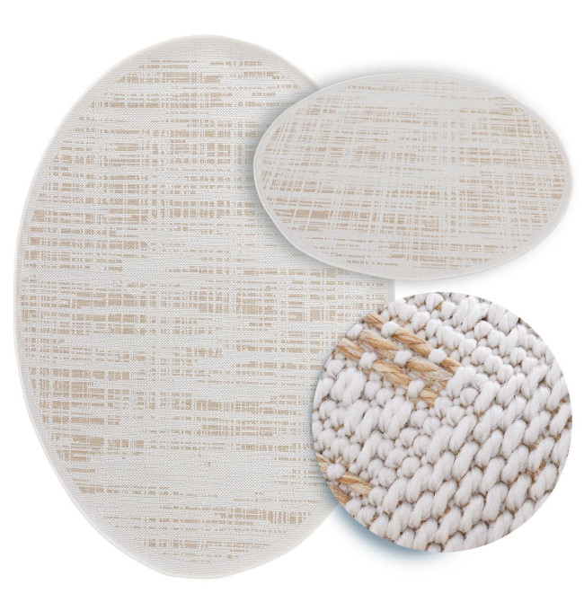 Koberec Adana Fuzzy Beige kruh