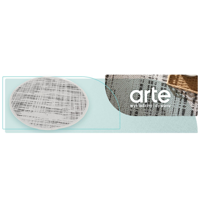 Koberec Adana Fuzzy Grey kruh