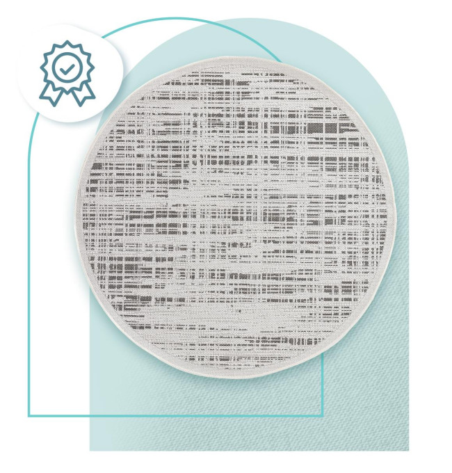 Koberec Adana Fuzzy Grey kruh