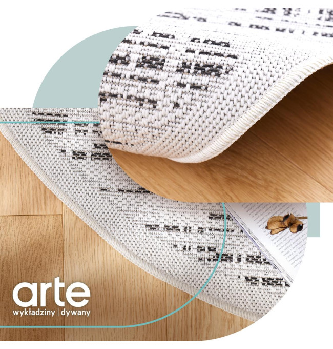 Koberec Adana Fuzzy Grey kruh