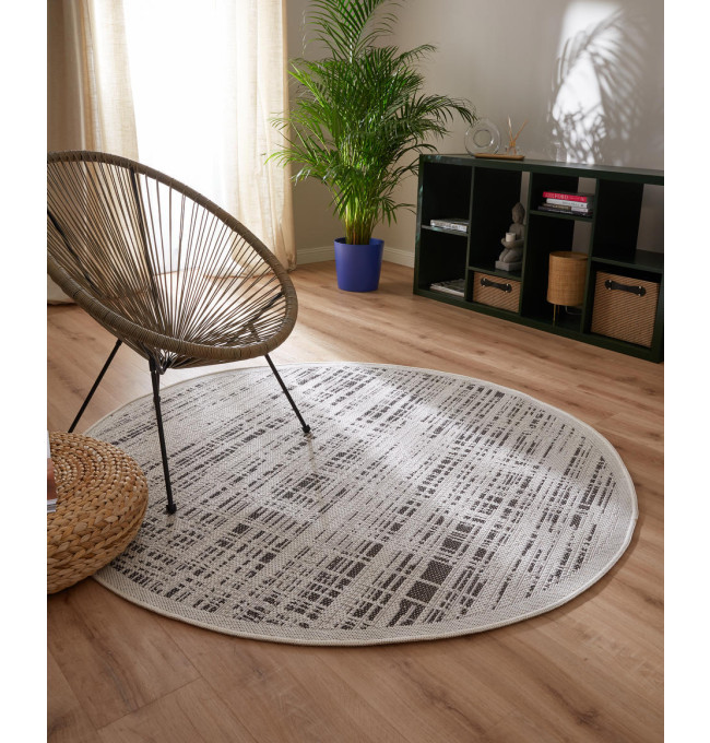 Koberec Adana Fuzzy Grey kruh