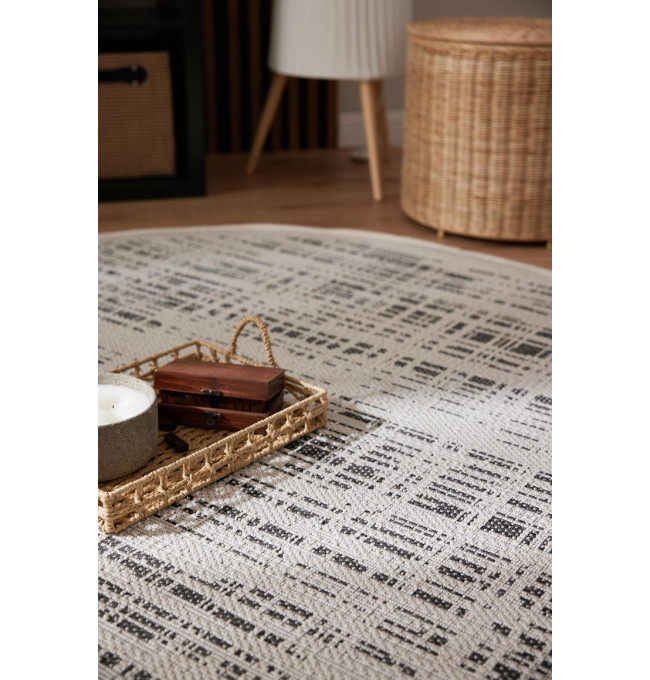 Koberec Adana Fuzzy Grey kruh