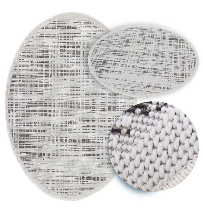 Koberec Adana Fuzzy Grey kruh