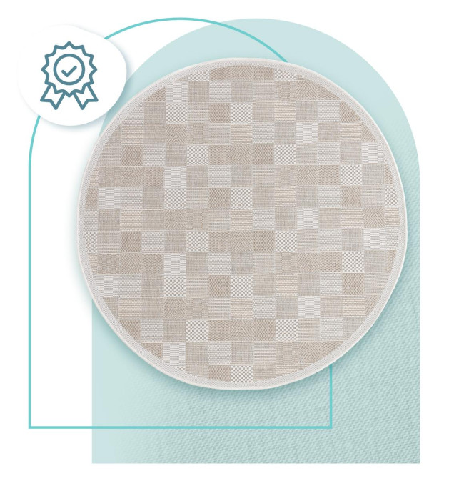 Koberec Adana Grade Grey kruh