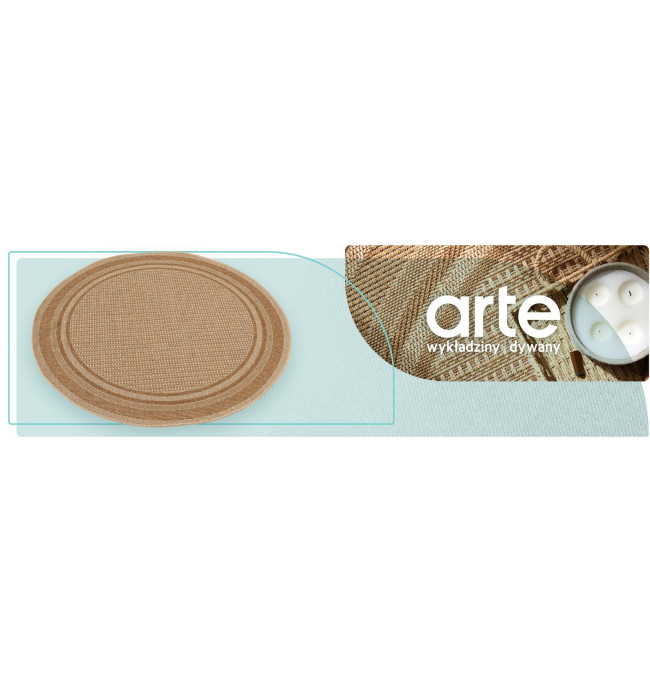 Koberec Adana Ramis béžový kruh