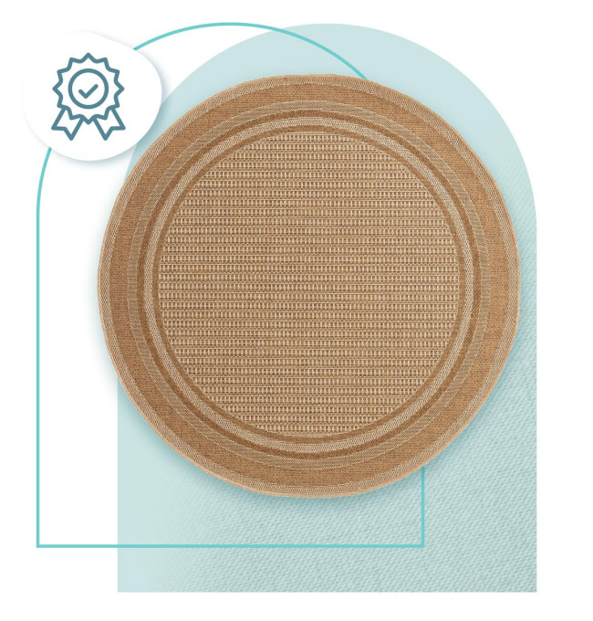 Koberec Adana Ramis béžový kruh