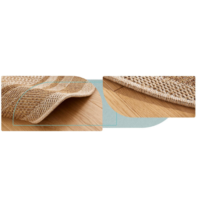 Koberec Adana Ramis béžový kruh