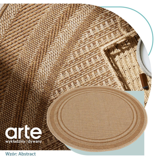 Koberec Adana Ramis béžový kruh