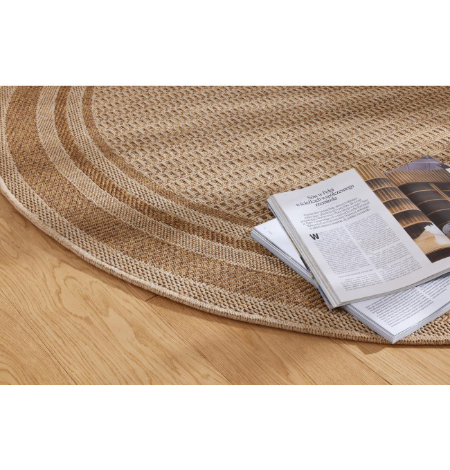 Koberec Adana Ramis béžový kruh