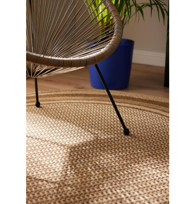 Koberec Adana Ramis béžový kruh