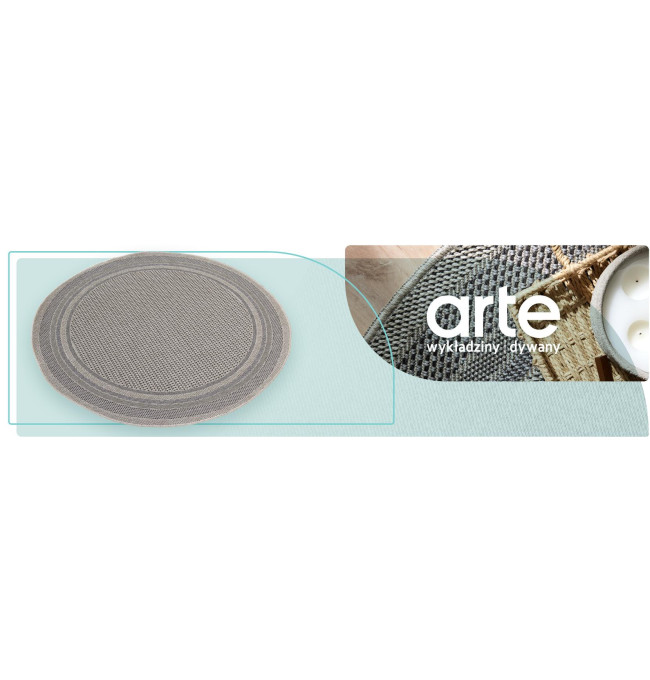 Koberec Adana Ramis Slate kruh