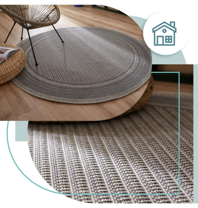 Koberec Adana Ramis Slate kruh